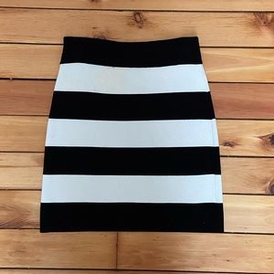 Theory Striped Mini Skirt